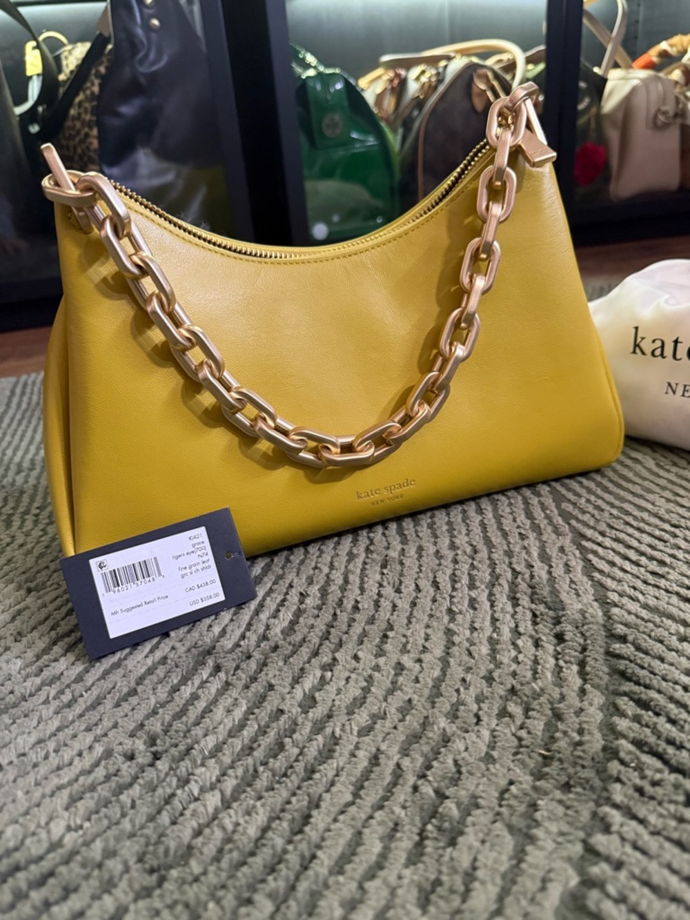 kate spade Grace fine grain chain Shoulder Bag